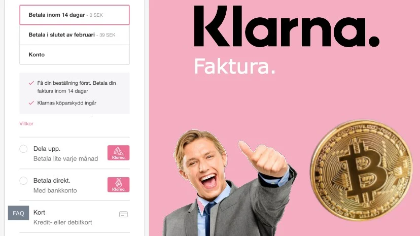 köp bitcoin med klarna eller faktura