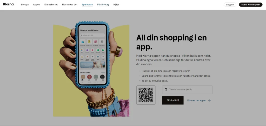 De köpa av Bitcoin man gör som Swedbankkund med Klarna samlas i deras app. Det är alltså lika smidigt som när man handlar i andra onlinebutiker.